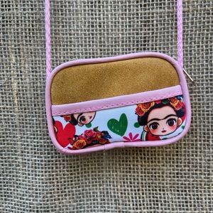 Suede Frida Kahlo Mini Bag